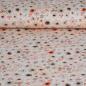 Preview: French Terry Blütenblätter rosa apricot - Bio